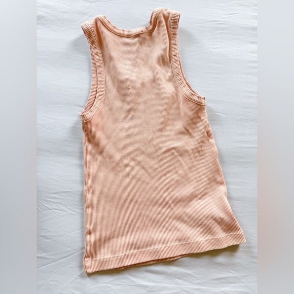 Agolde Ribbed Rayne Tank in Cabana size S - Picture 4 of 7